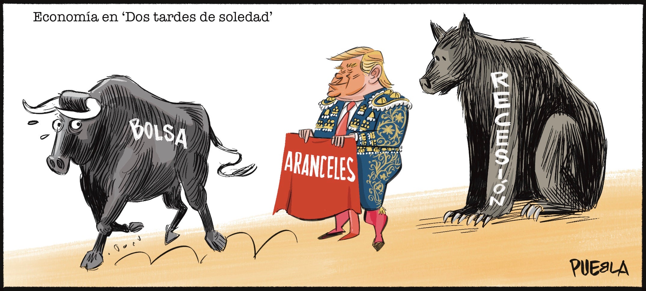 Economía en ‘Dos tardes de soledad’. Trump