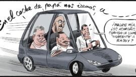 Sánchez con los panas