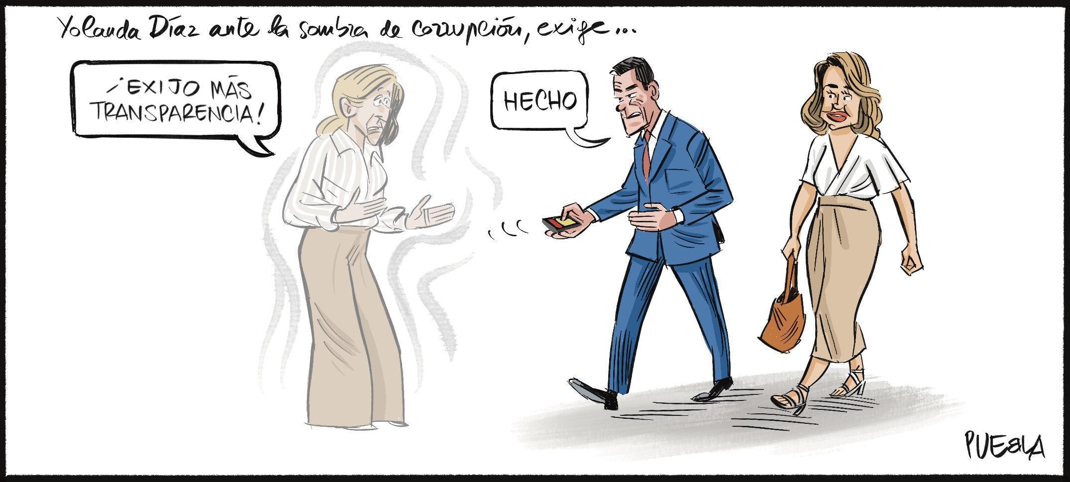 Yolanda Díaz exige transparencia