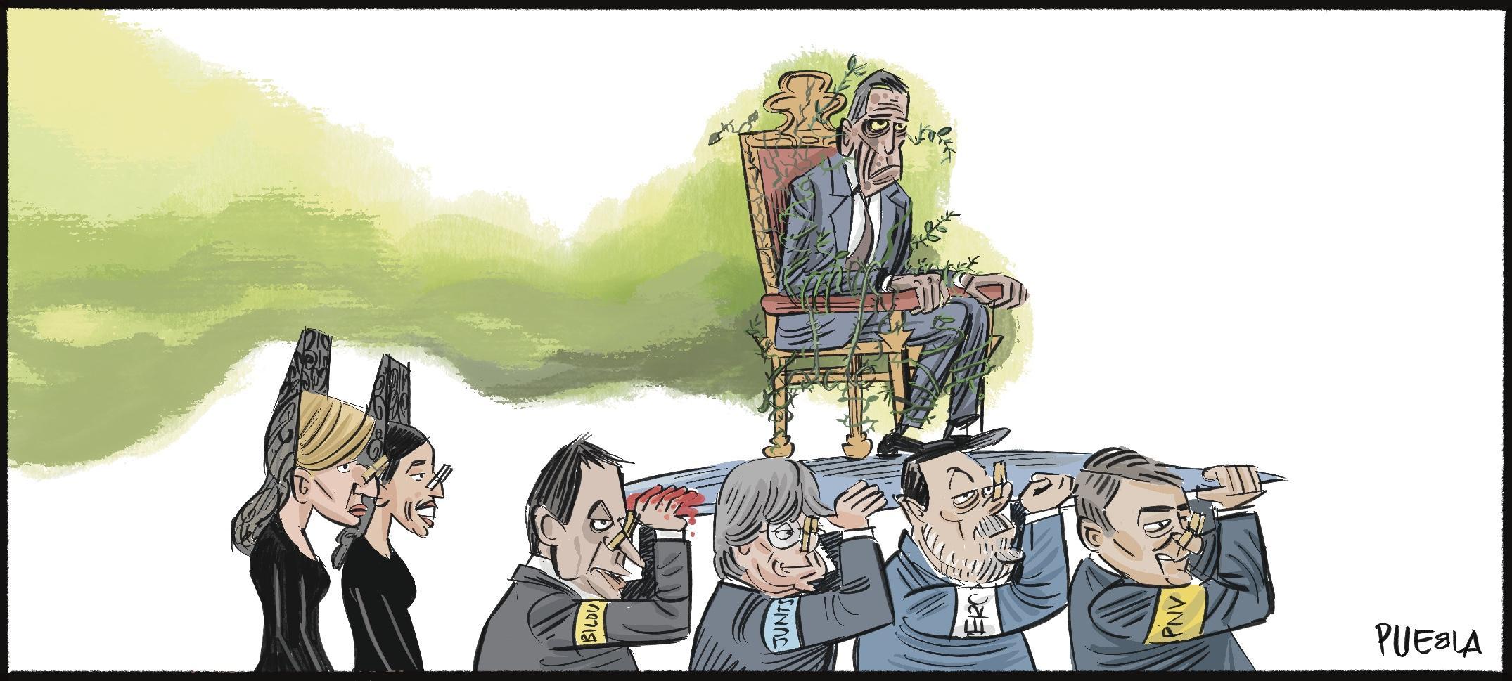 La coalición ‘progresista’ en procesión