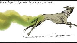 Corría y corría