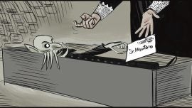 El sediento e intimidatorio recaudador