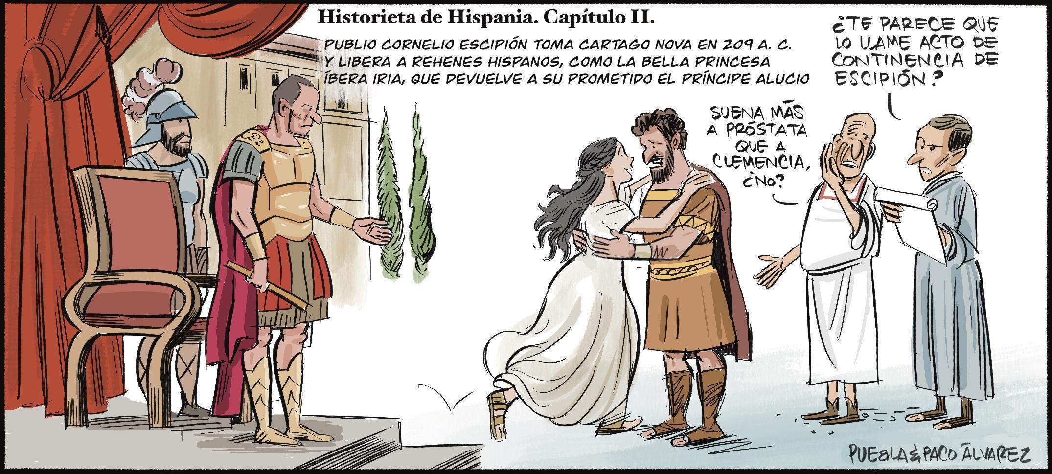 Historieta de Hispania. Cap. II