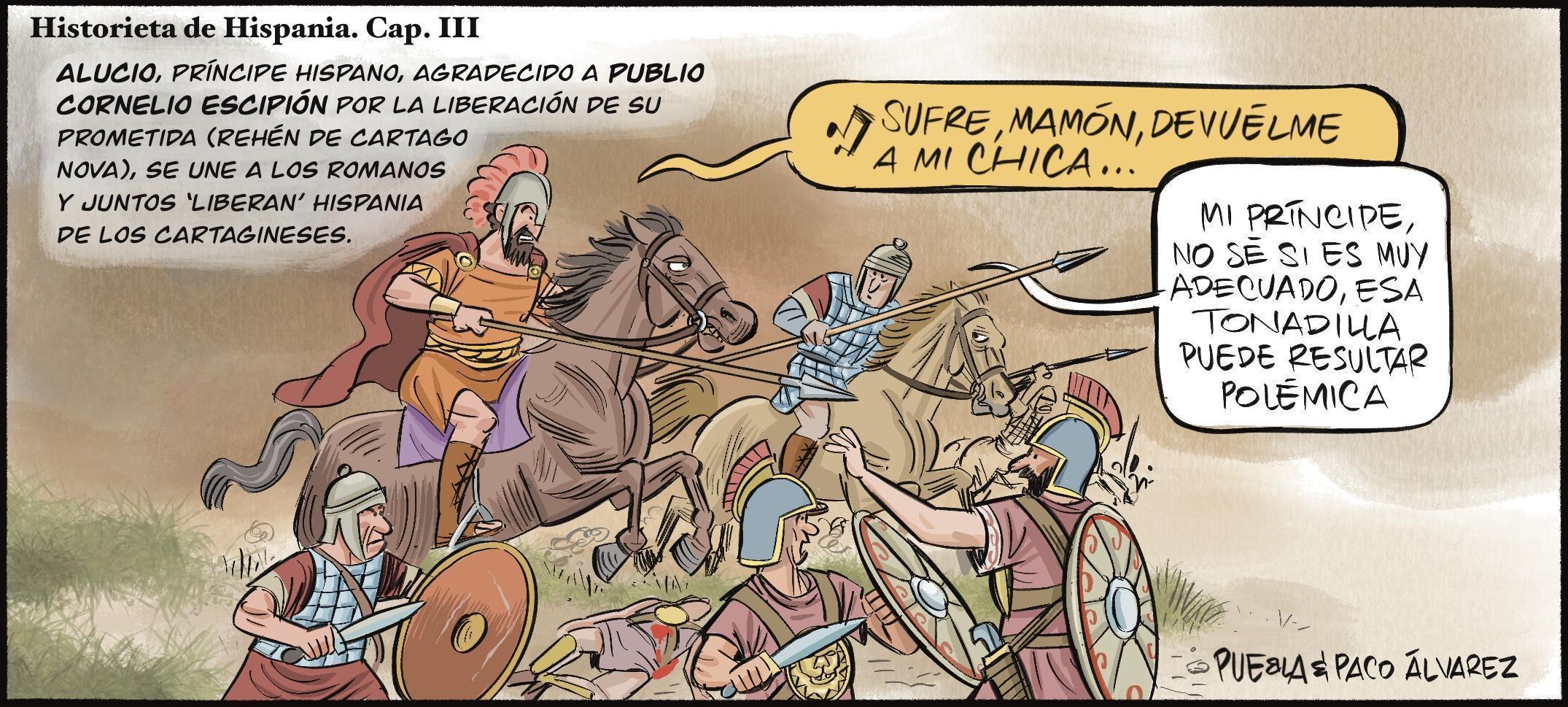 Historieta de Hispania. Cap. III