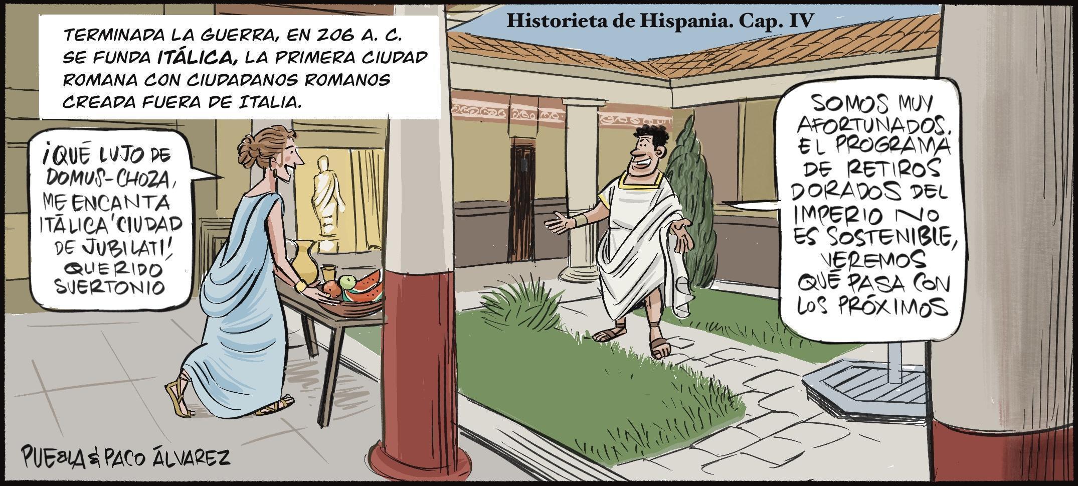 Historieta de Hispania. Capítulo IV
