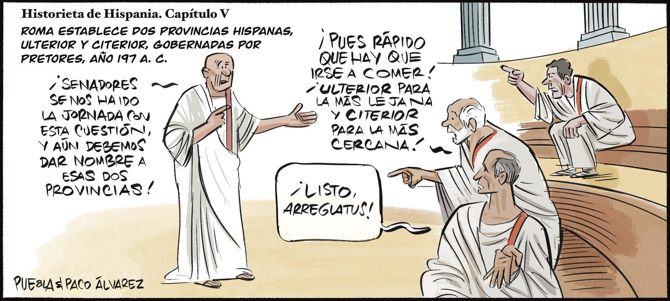 Historieta de Hispania. Cap. V