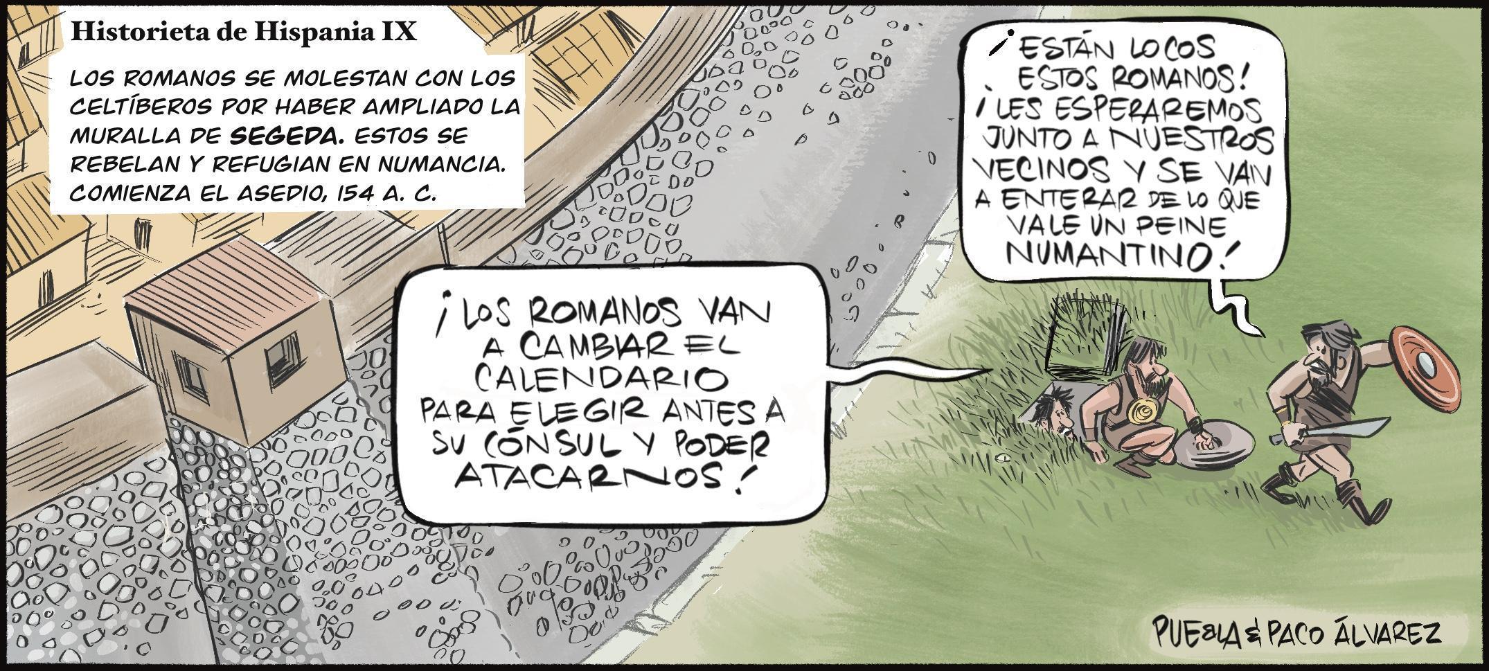Historieta de Hispania IX. Los celtíberos se plantan