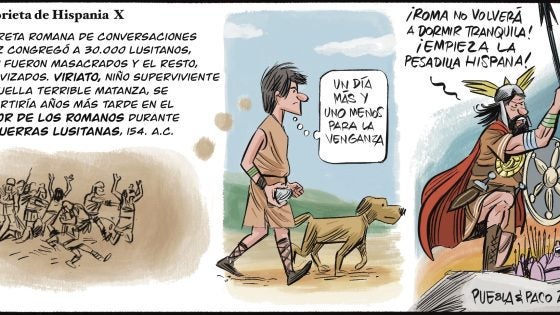 Historieta de Hispania X. Viriato desencadenado