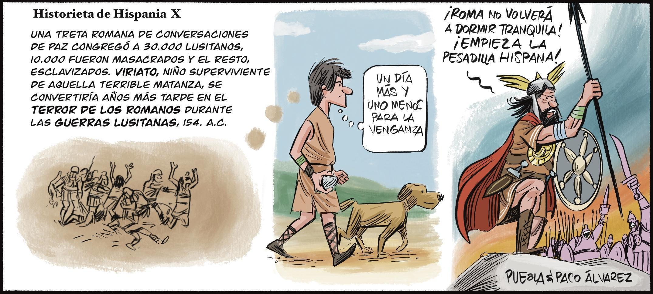 Historieta de Hispania X. Viriato desencadenado