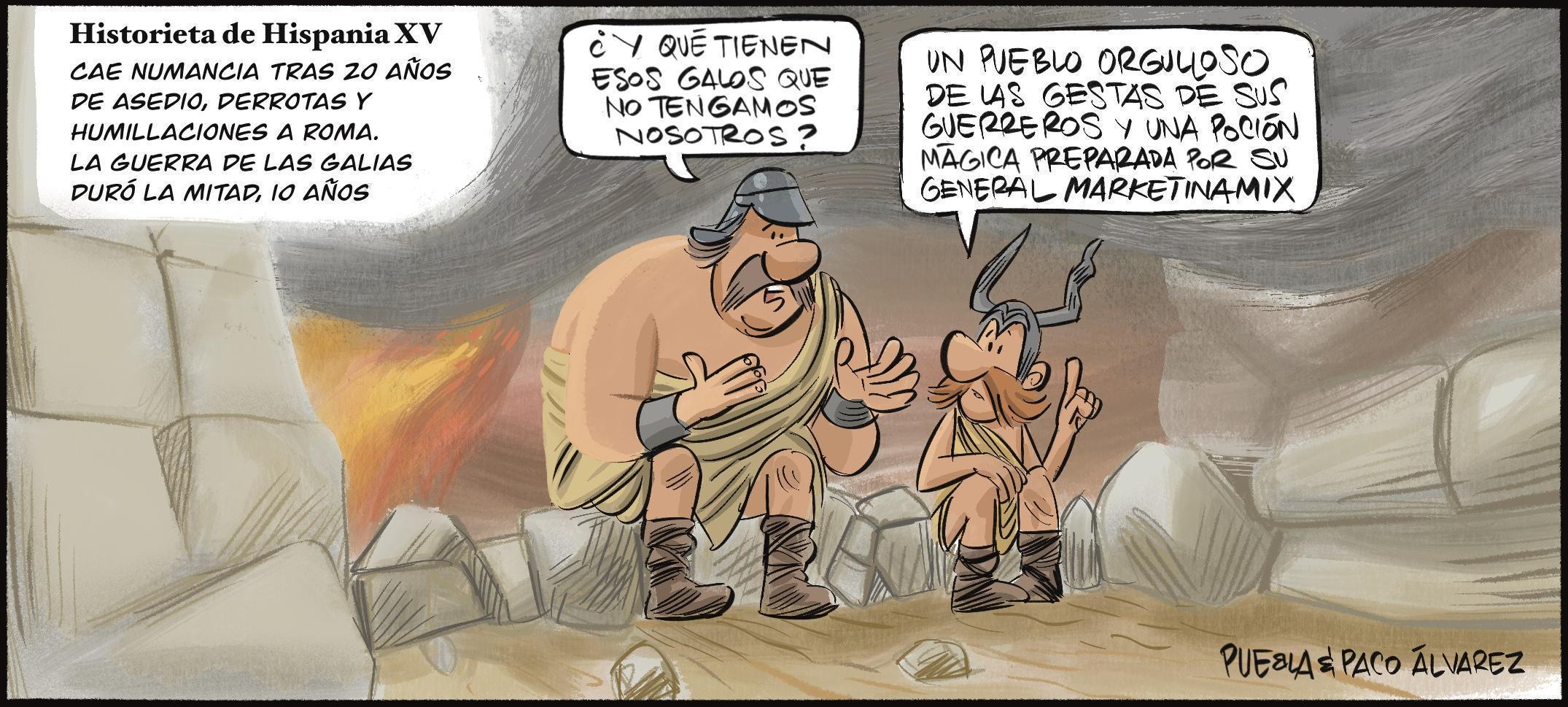 Historieta de Hispania XV. Cae Numancia