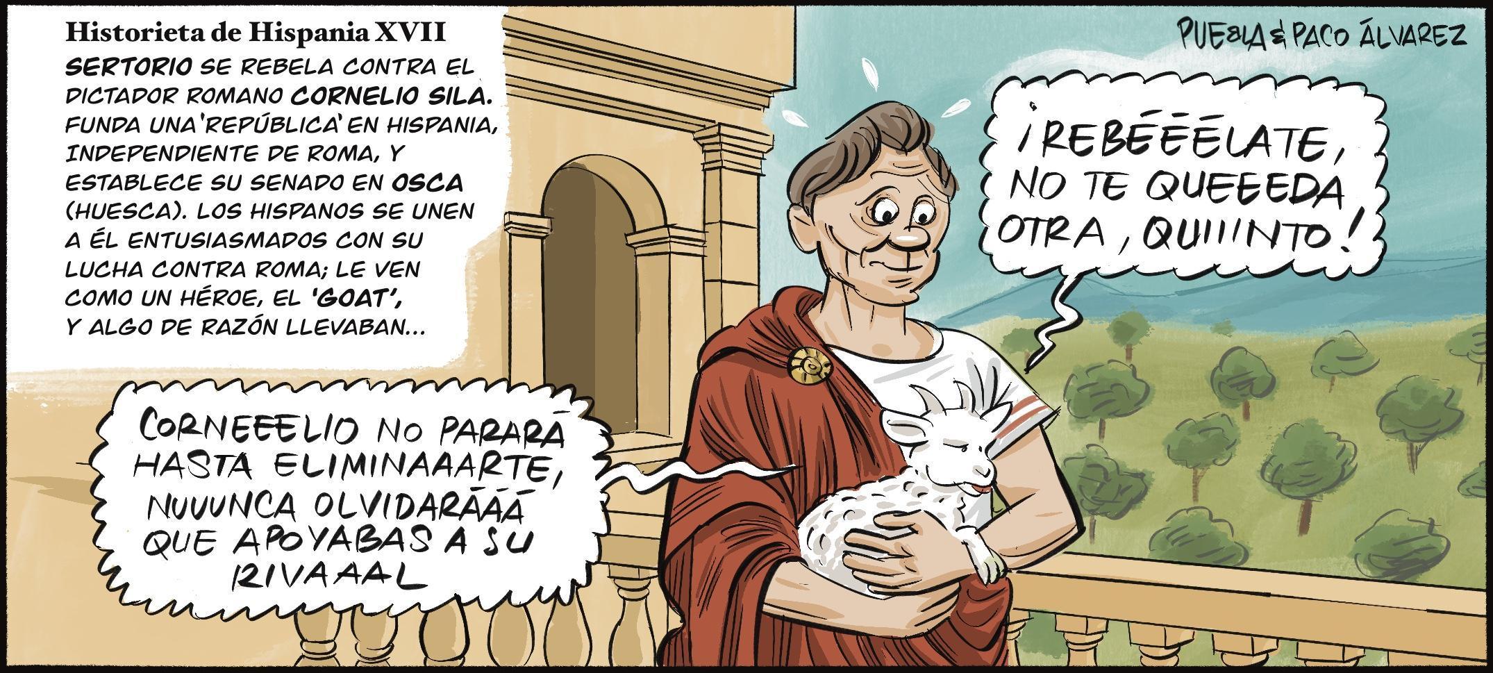 Historieta de Hispania XVII. Quinto Sertorio y la república hispana