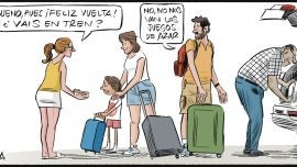 ‘¡Qué gusto da viajar cuando se viaja en exprés!’.