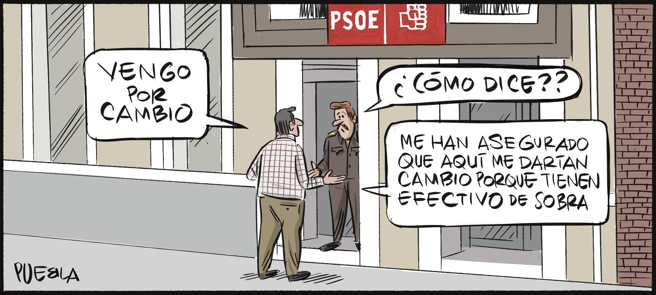 ¿Tiene cambio?