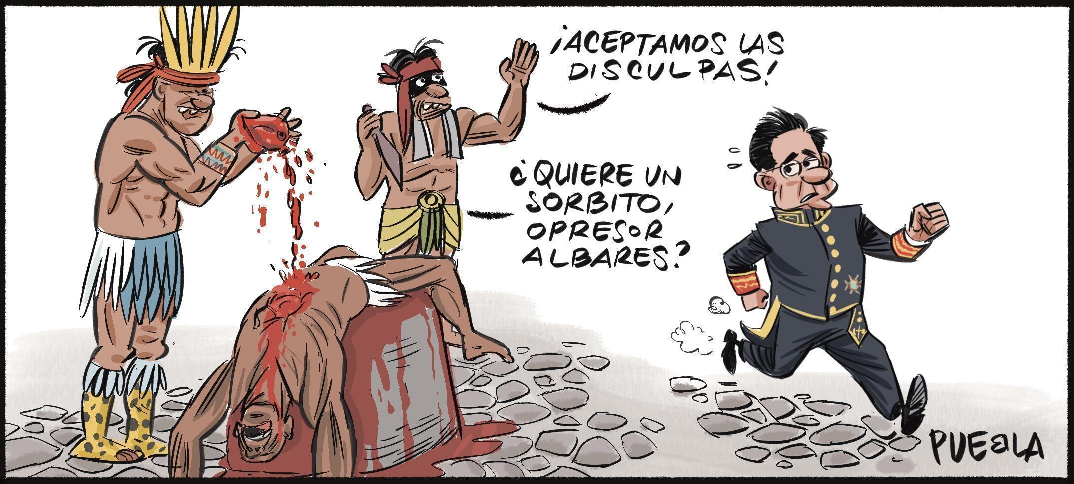 Albares pide perdón por Hernán Cortés al gobierno populista mexicano