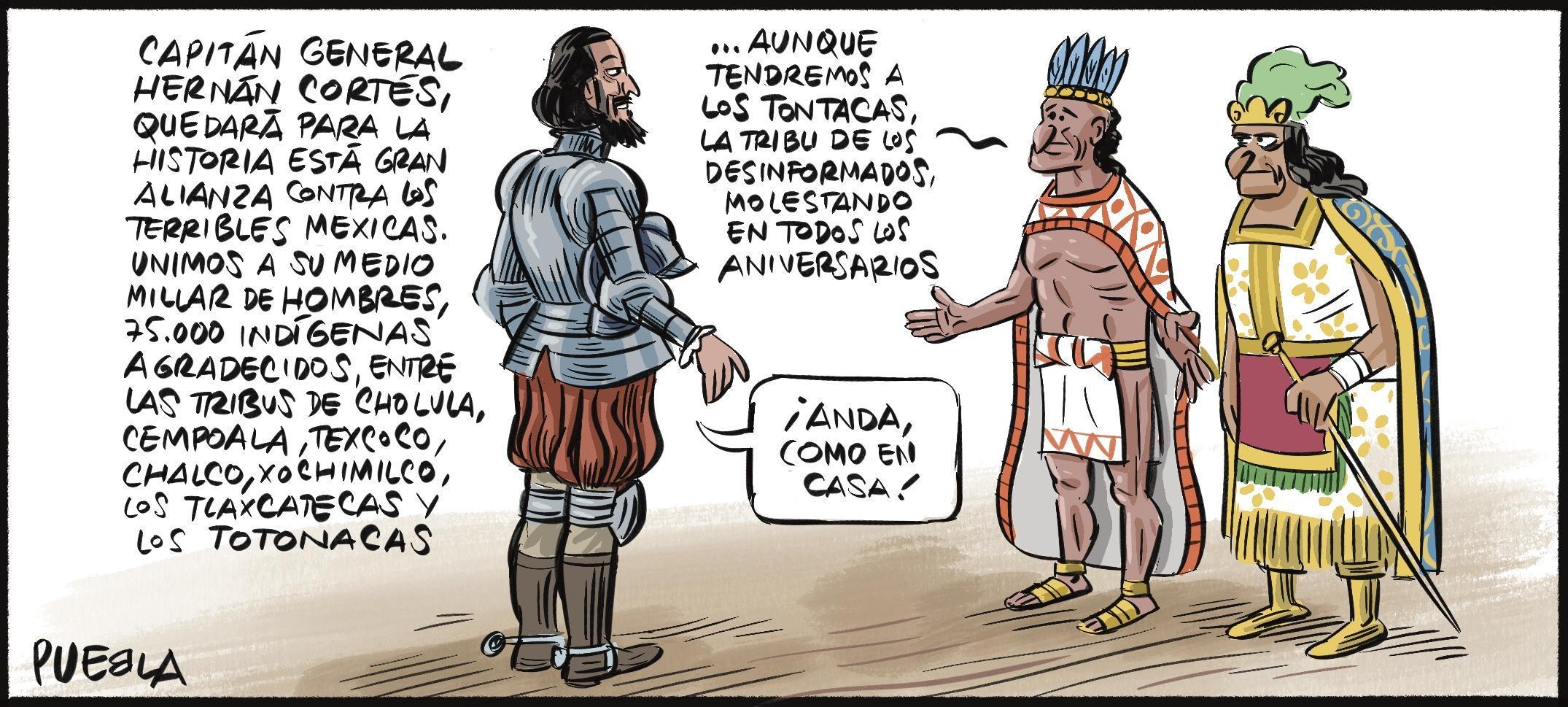 La gran alianza de Hernán Cortés