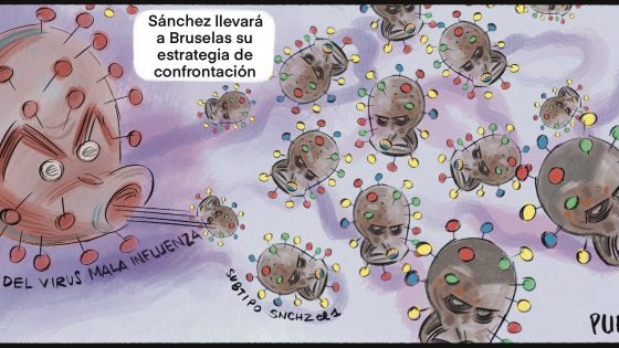 Sánchez exportará su estrategia de confrontación a Bruselas