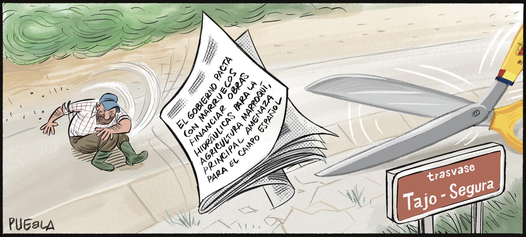 El gobierno financia trasvases en Marruecos mientras se los recorta al Levante