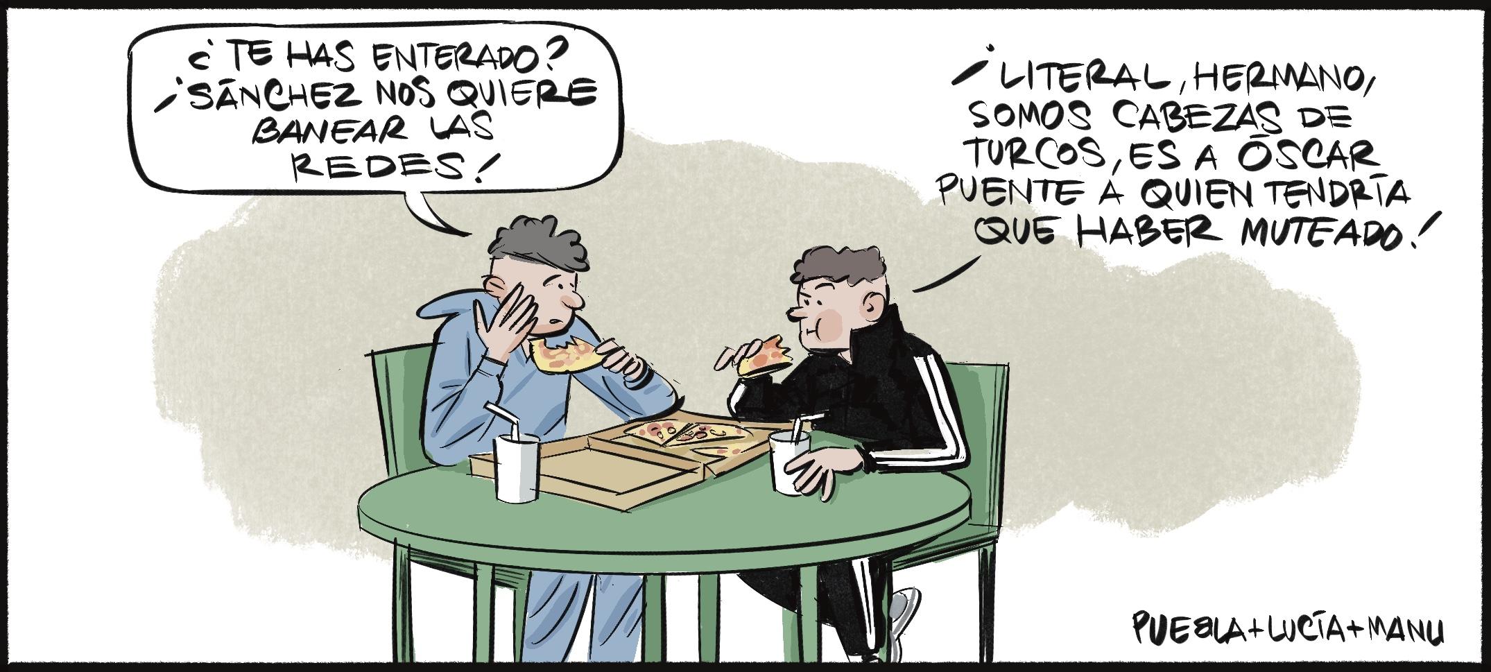 La última nuevavieja propuesta: Acceso prohibido a redes…