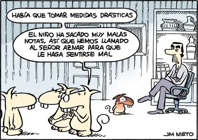 Aznar y las malas notas, por J.M. Nieto