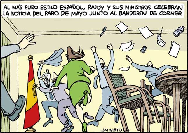 Rajoy y el banderín de corner, por J.M. Nieto