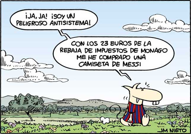 La camiseta de Messi, por J.M. Nieto