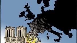 El incendio de Notre Dame