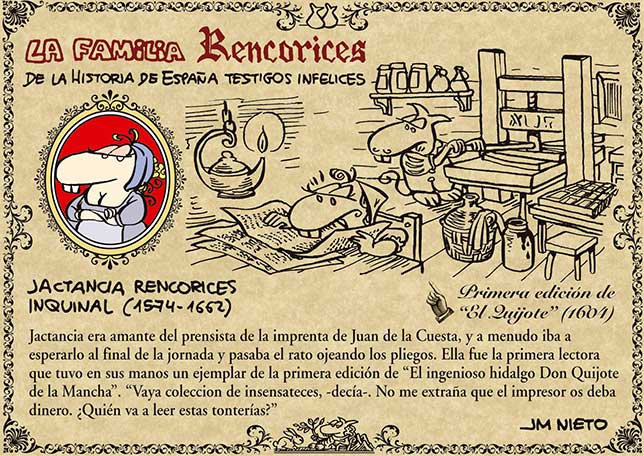 La familia Rencorices, de la historia de España testigos infelices (VI)