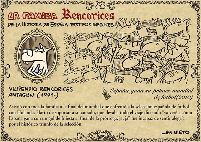 La familia Rencorices, de la historia de España testigos infelices (IX)