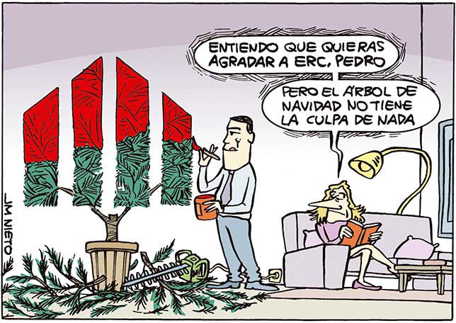 Decorando el árbol de Navidad