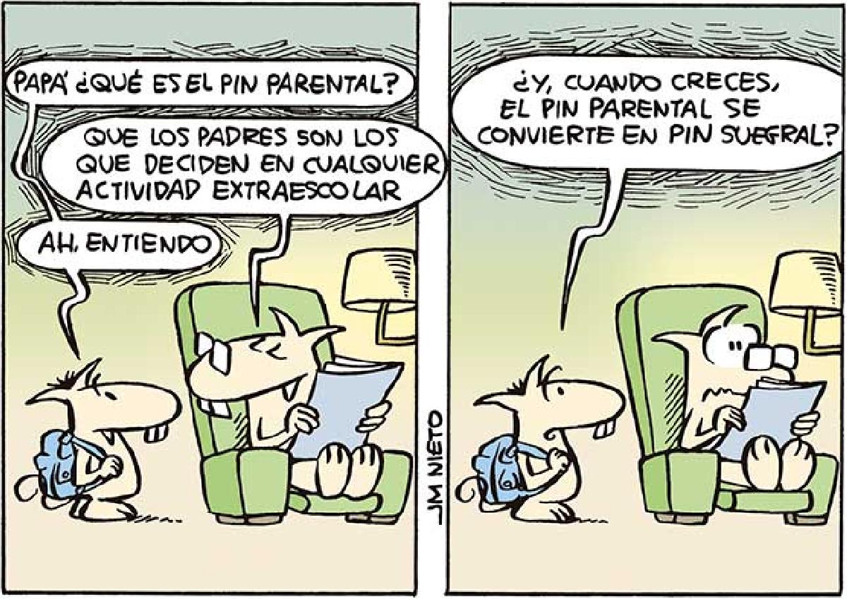 Riesgos del pin parental