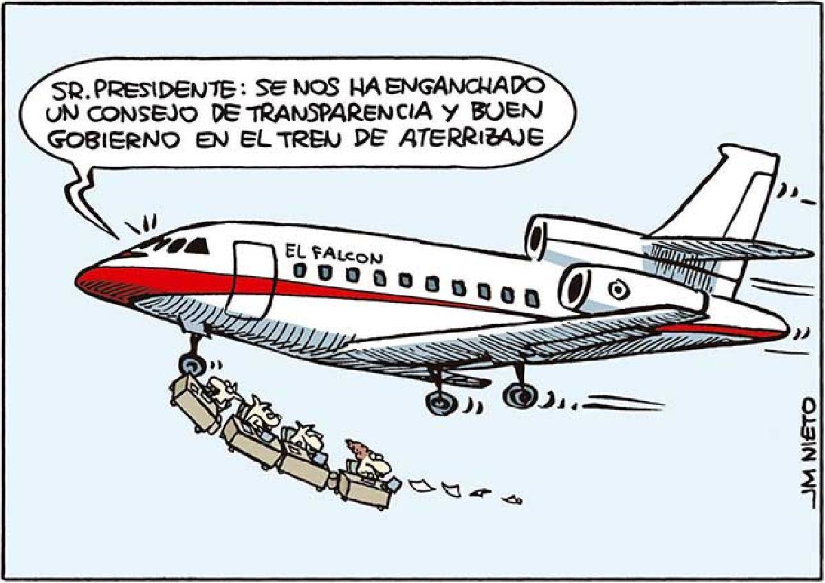 Problemas en el Falcon presidencial