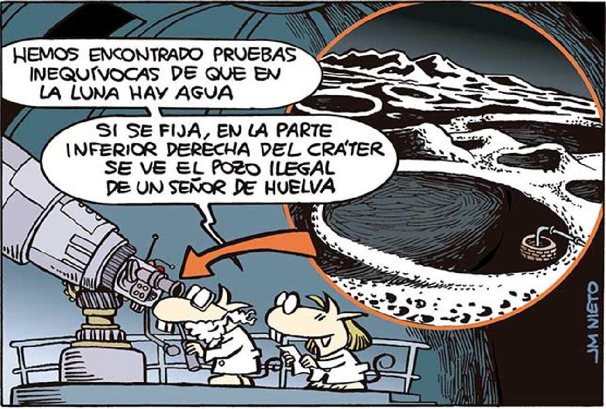 Hay agua en la luna