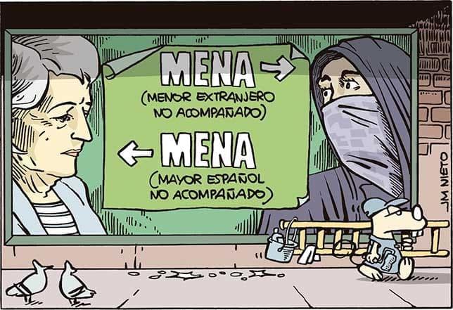 Unos y otros “menas”