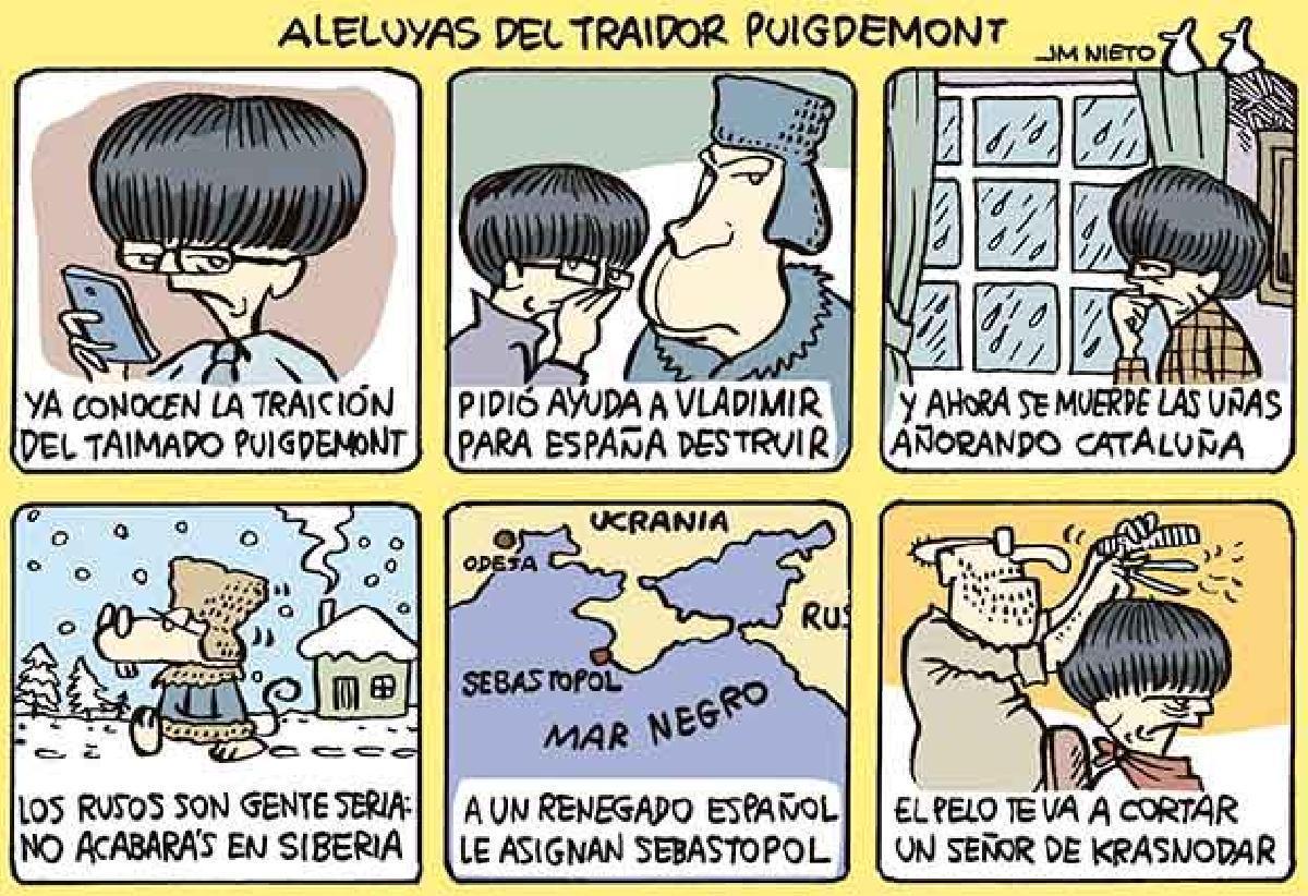 Aleluyas rusas de Puigdemont