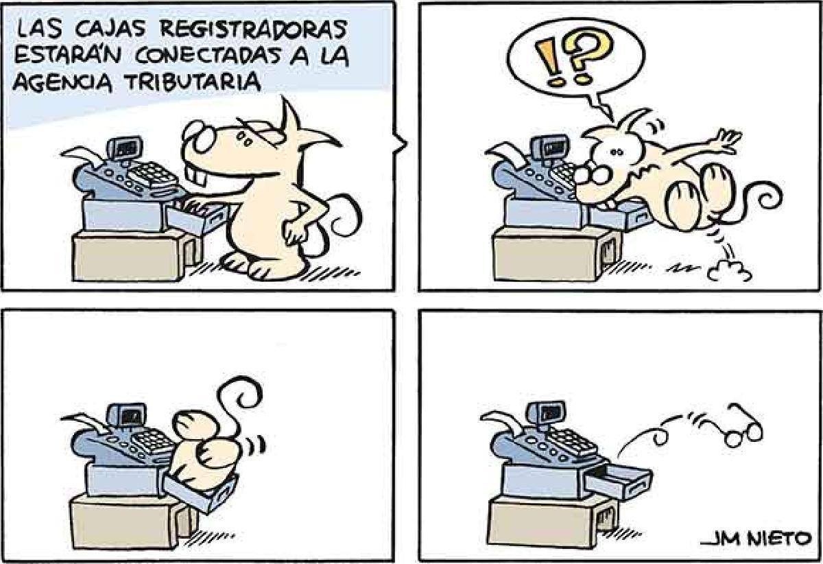 Hacienda, conectada a la caja registradora