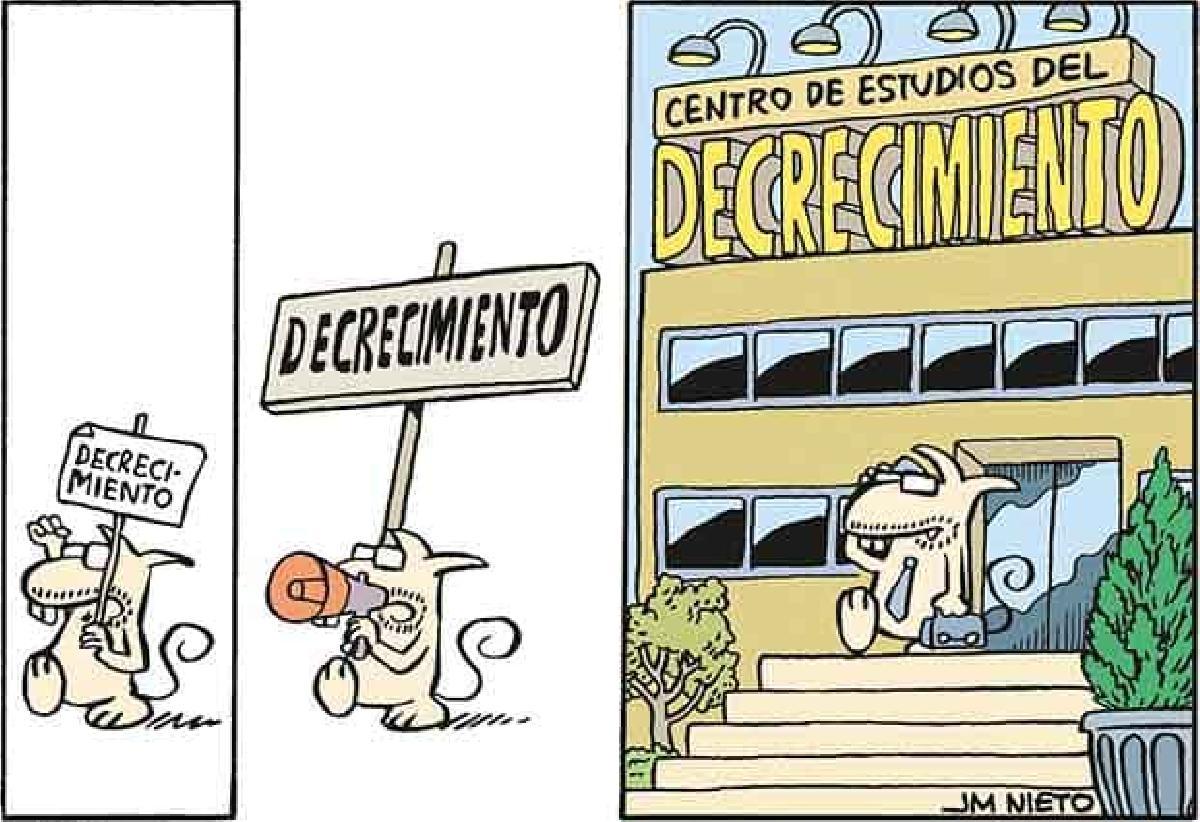 El crecimiento del decrecimiento