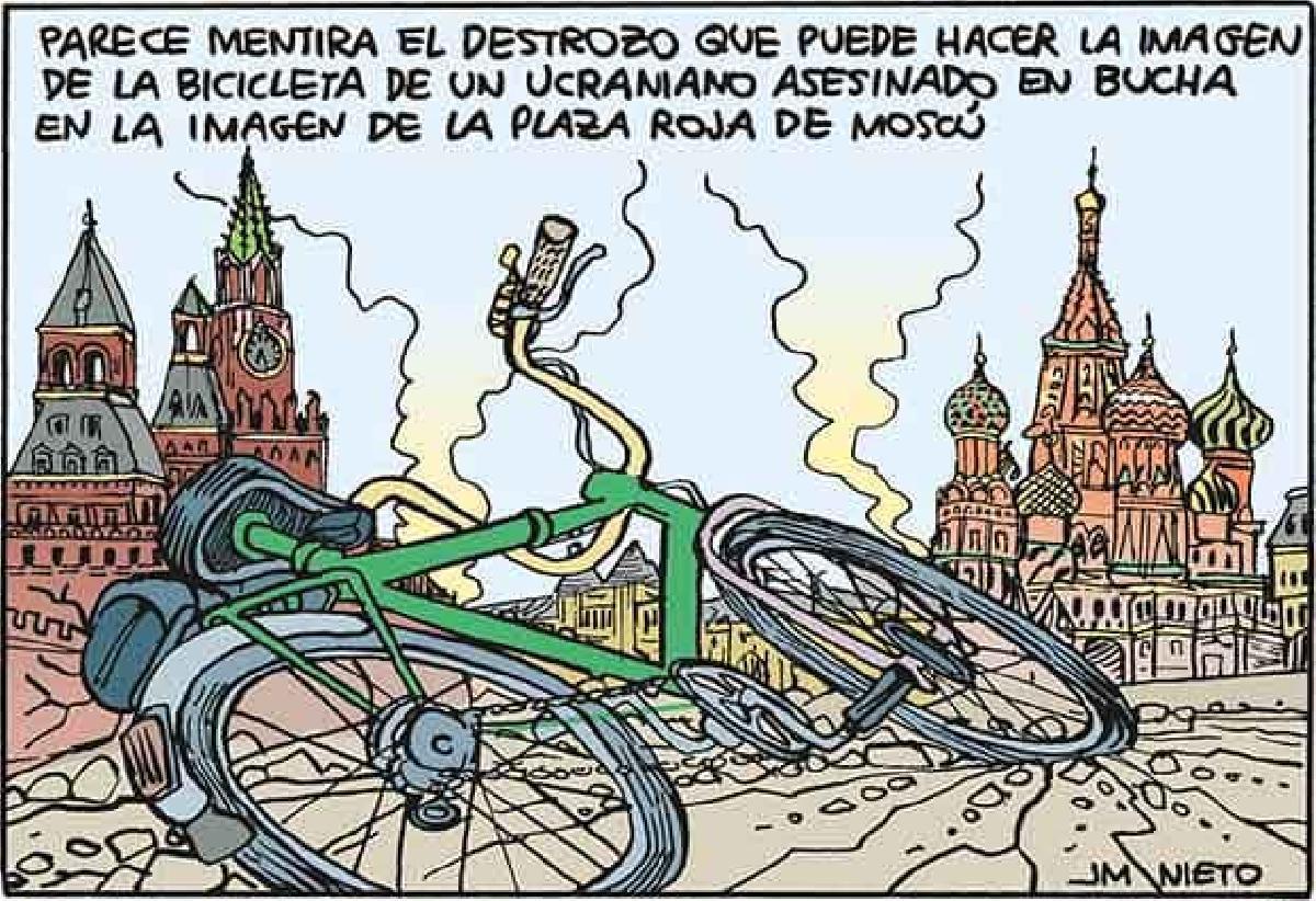 Una bicicleta verde