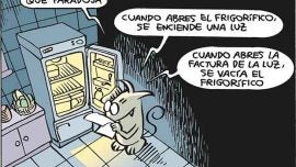 La luz del frigorífico