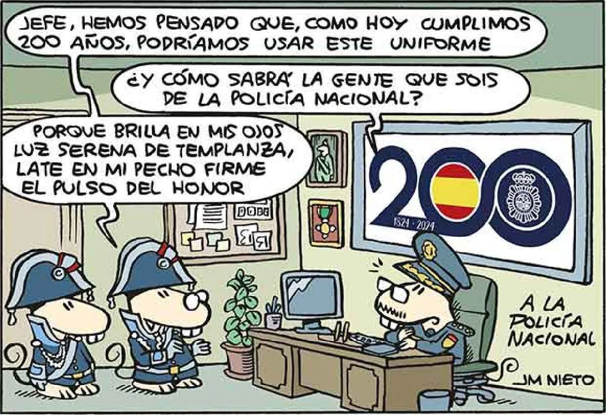 Feliz 200 aniversario, Policía Nacional