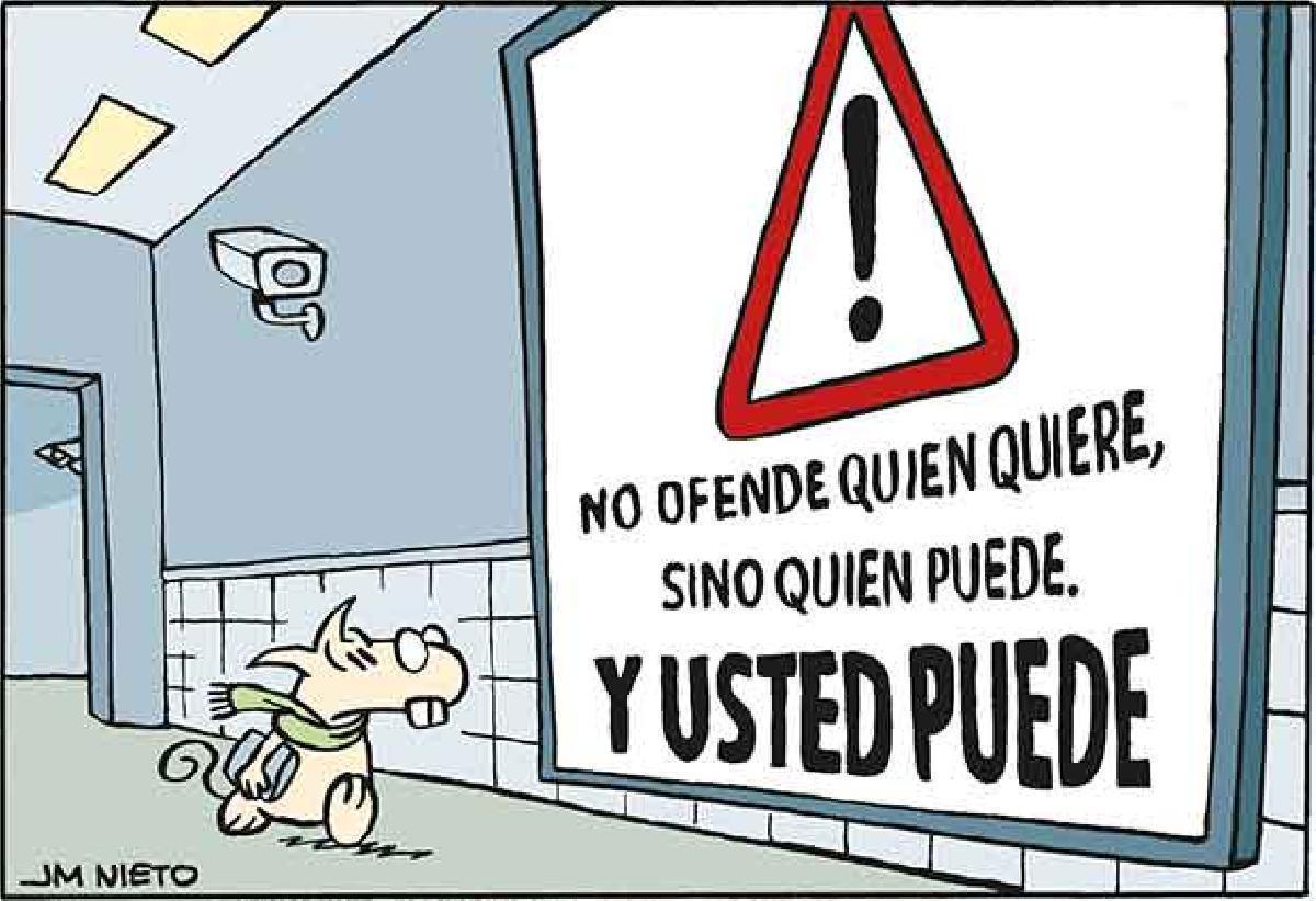 Advertencia de las autoridades