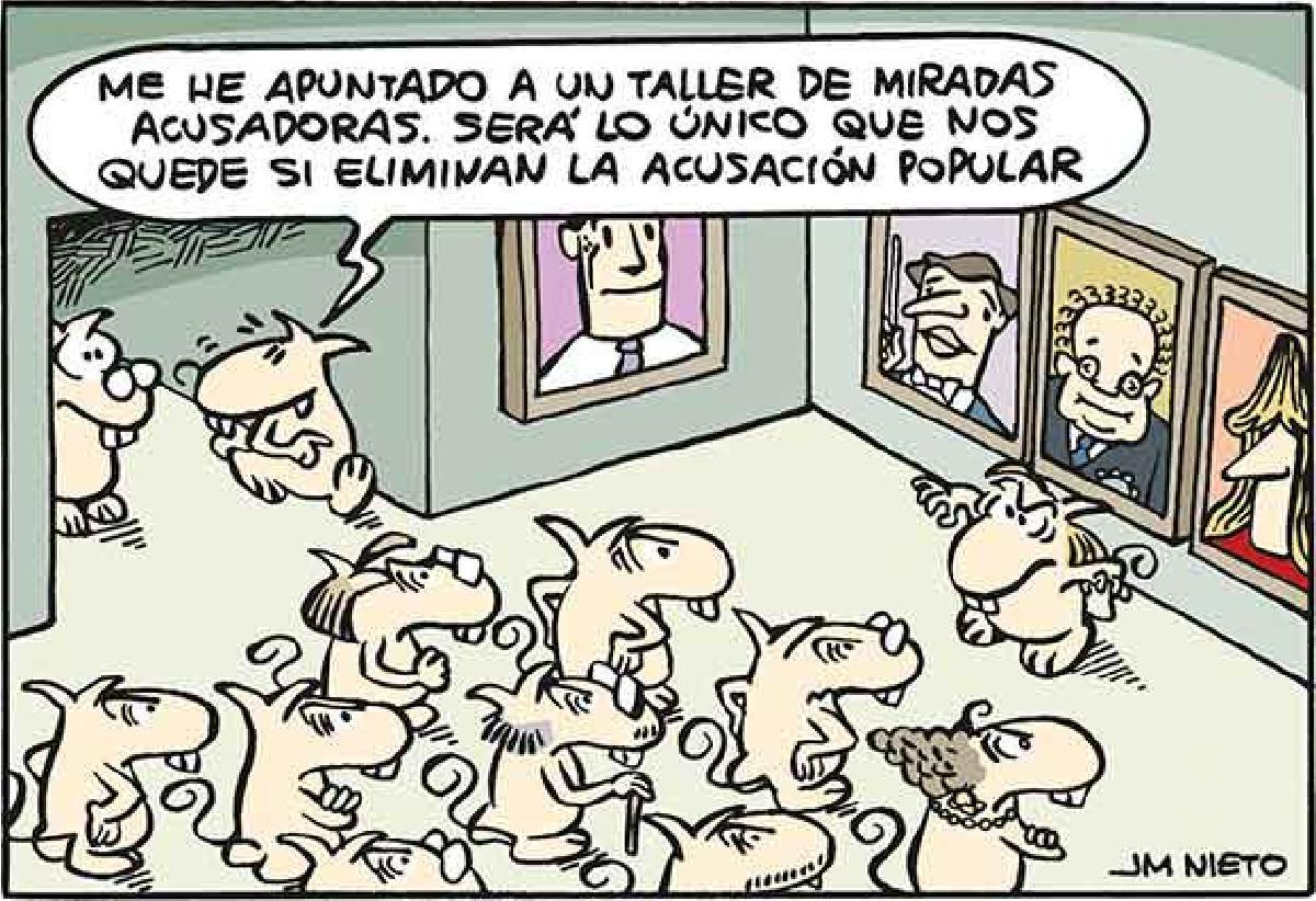 Miradas acusadoras