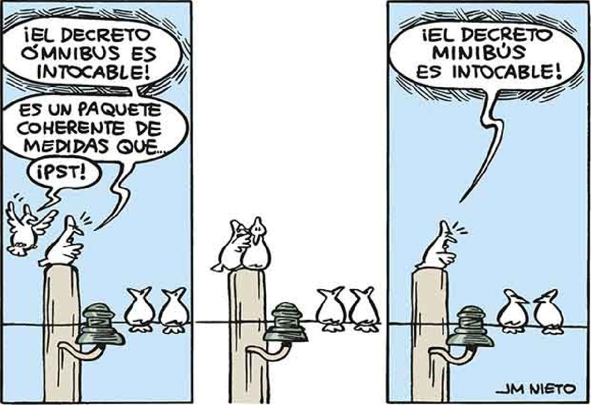 El decreto Minibús