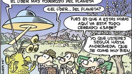 Tres jubilados salvan al mundo de un conflicto interplanetario