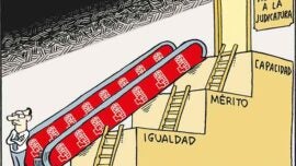 La escalera mecánica