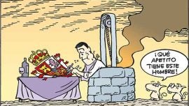 Eran las cinco, y no había comido