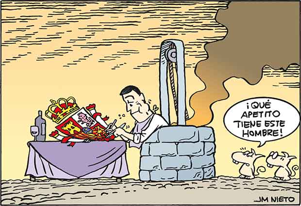 Eran las cinco, y no había comido