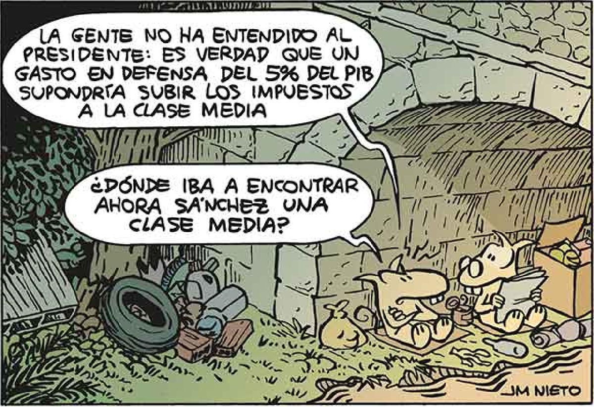 El 5% del PIB en Defensa