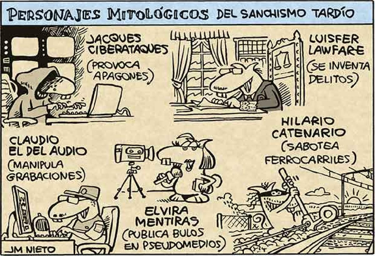 Personajes mitológicos del sanchismo tardío