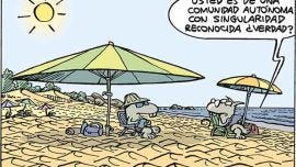 Sombrillas singulares