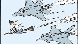 El F-35, el Eurofighter y otros artefactos voladores